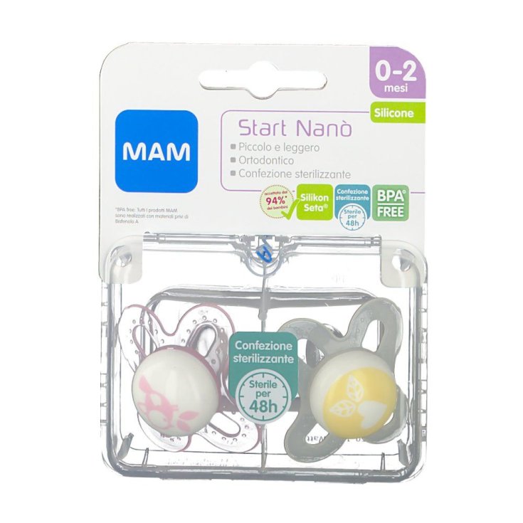 Start Nano En Silicona Mam 2 Piezas