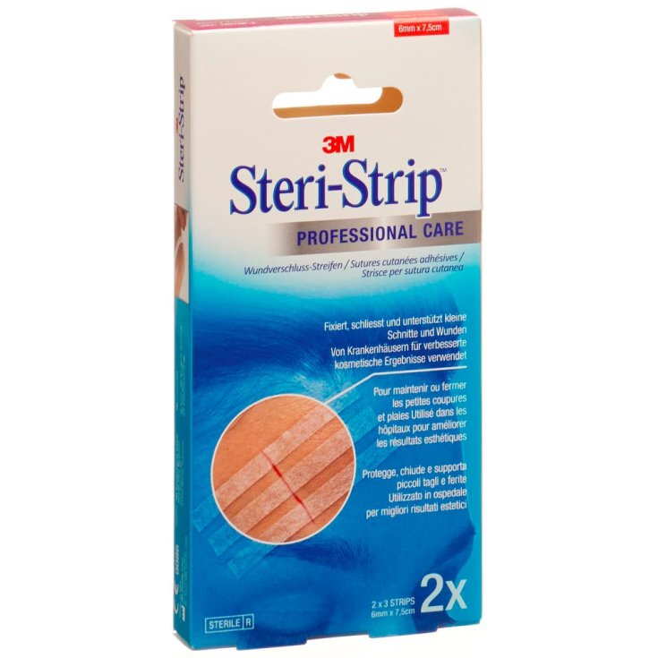 Steri-Strip Piel 3M 6 Tiras de 75mm