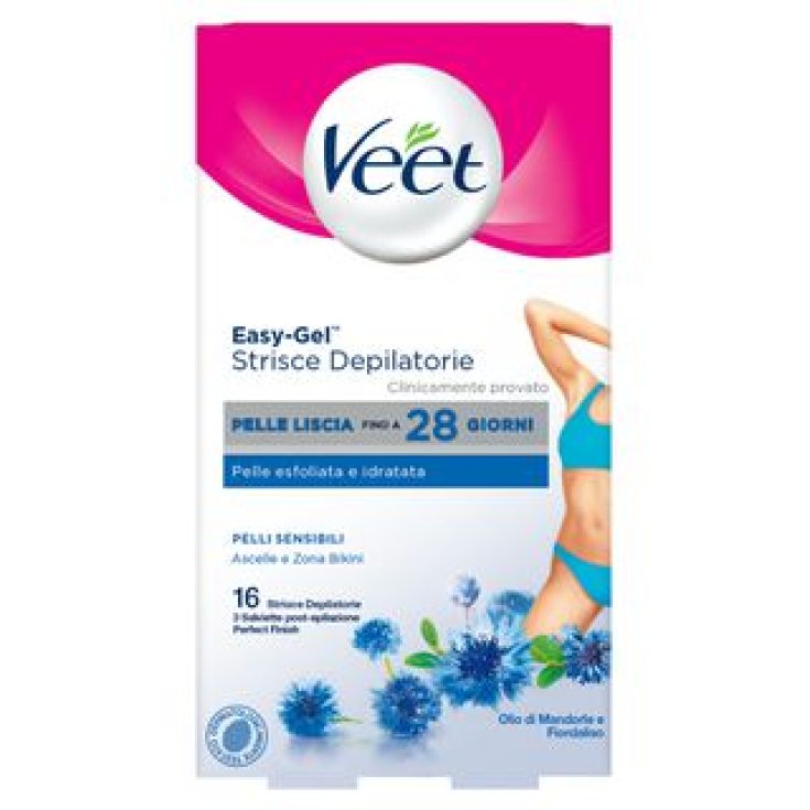 Tiras Depilatorias Axilas Y Bikini Veet 16 Piezas