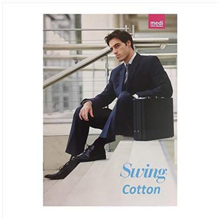 Swing Cotton 1550 Medi 1 Par Calzas Hombre 15mmHg Color Negro Talla 3
