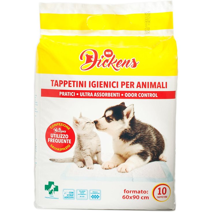 Alfombrillas Higiénicas Para Animales 60x90 Mr. Dickens 10 Piezas
