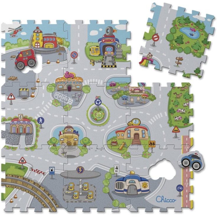 CHICCO City Puzzle Alfombra 1-4 Años