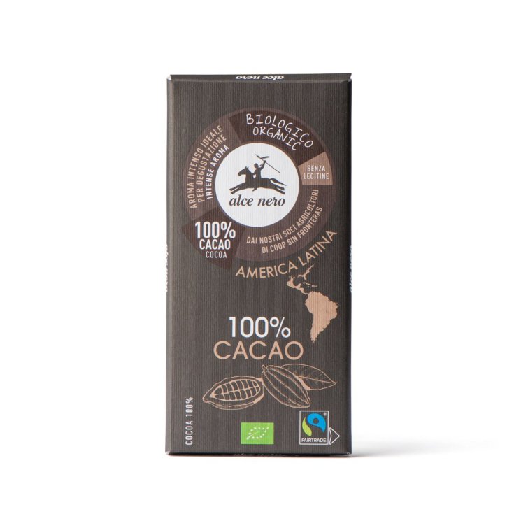Alce Nero Barrita de Cacao 100% Ecológico 50g