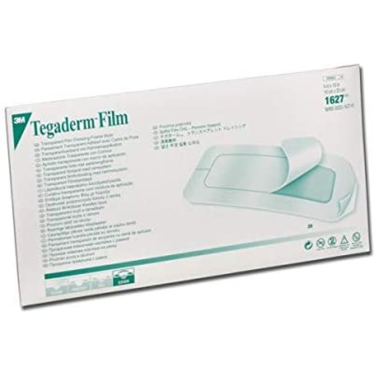 Tegaderm Film Transparente Esteril 3M 10X25cm 20 Apósitos