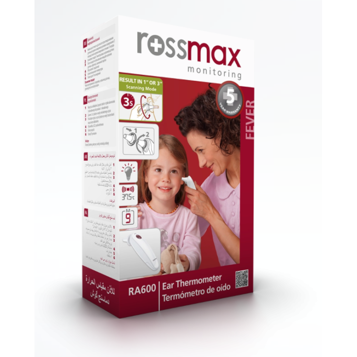 Termómetro de oído infrarrojo RossMax Kit