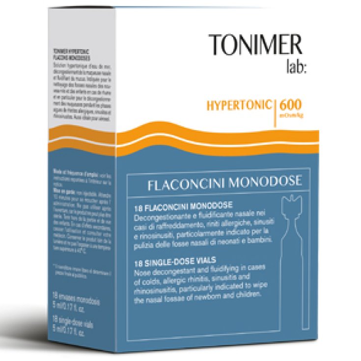 Tonimer Lab Hypertonic 600 18 Viales