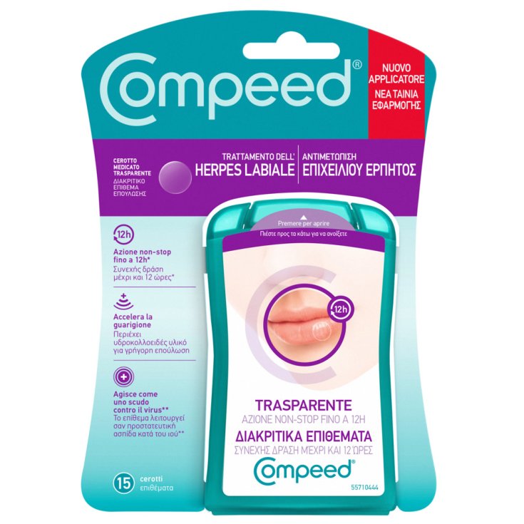 Compeed® Tratamiento Herpes Labial 15 Parches