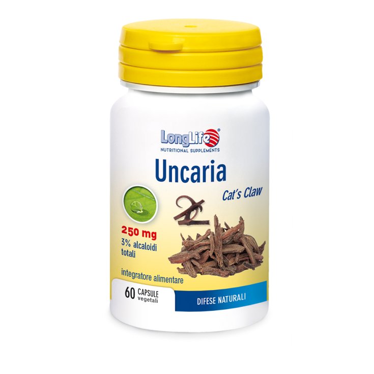 Uncaria 250mg LongLife 60 Cápsulas Vegetarianas