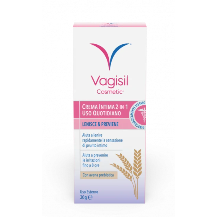 Vagisil® Crema Íntima 2 En 1 Uso Diario Peine 30g