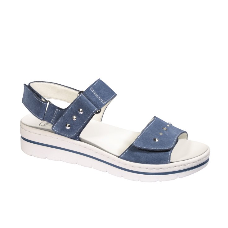 Sandalias para mujer Valentina Scholl® Light Blue Memory Cushion® Talla 38