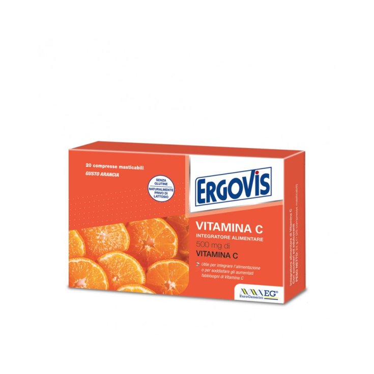 Vitamina C 500mg Ergovis 30 Comprimidos Masticables