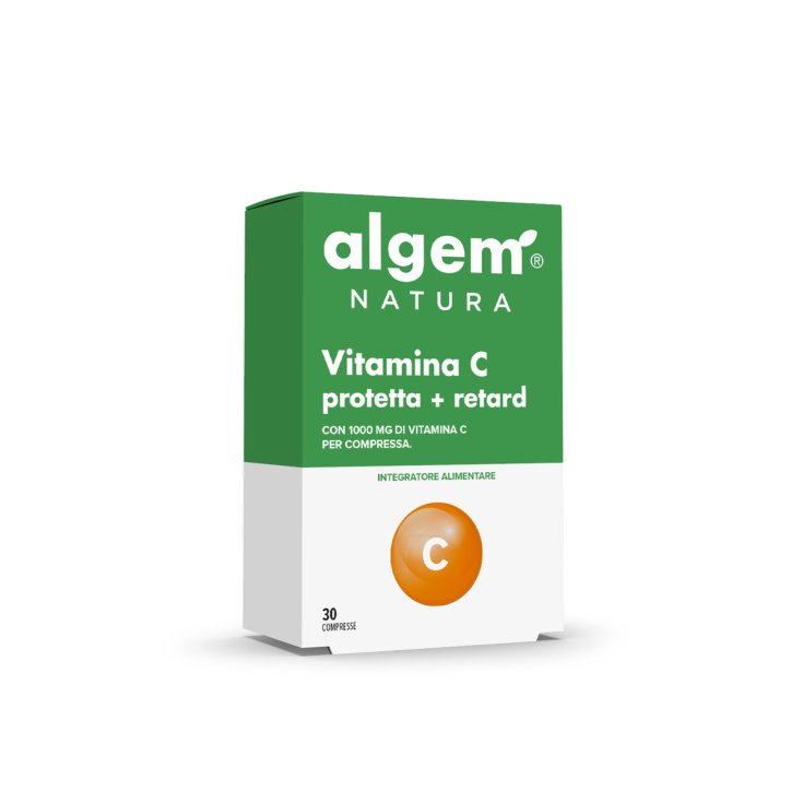 Vitamina C Protegida + Retard Algem Natura 30 Comprimidos