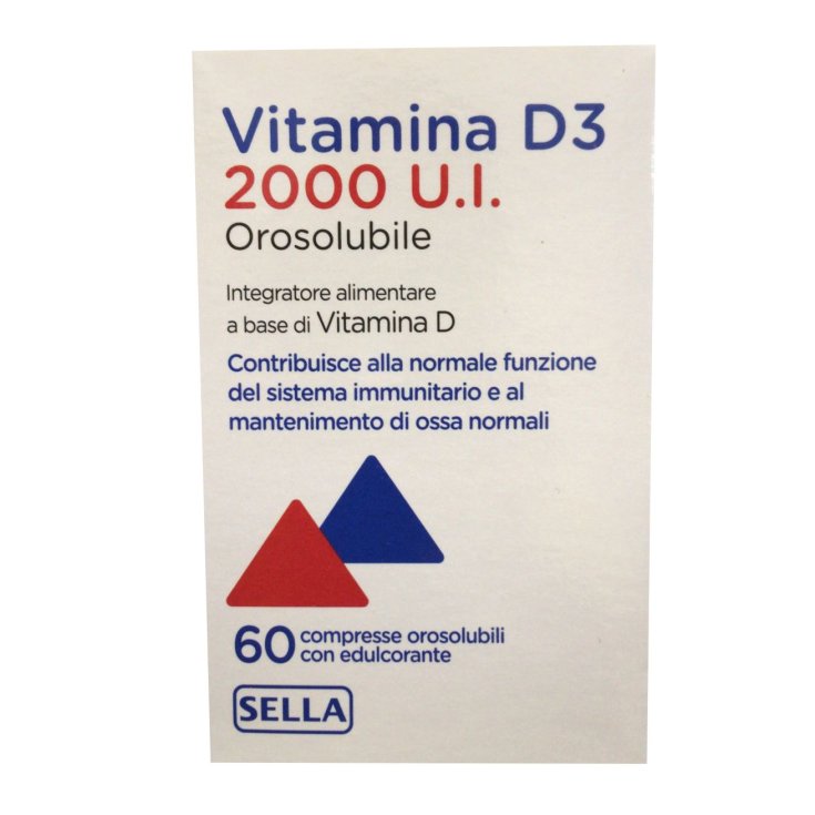 Vitamina D3 2000Ui Bucal SELLA 60 Comprimidos