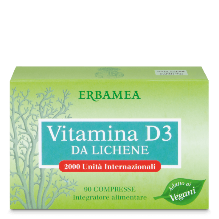 Vitamina D3 De Liquen Erbamea 90 Comprimidos