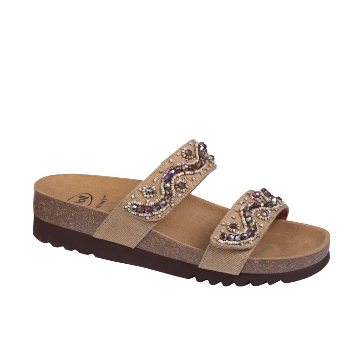 Zafirah 2.0 Sandalia Scholl® Mujer Bioprint® Beige Talla 41