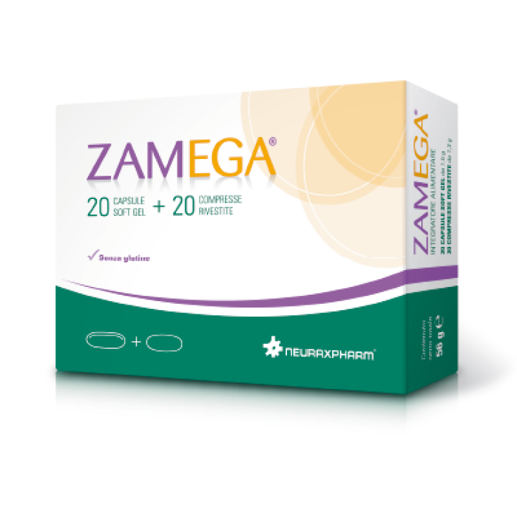 Zamega® Neuraxpharm 20 Cápsulas Gel Blanda + 20 Comprimidos