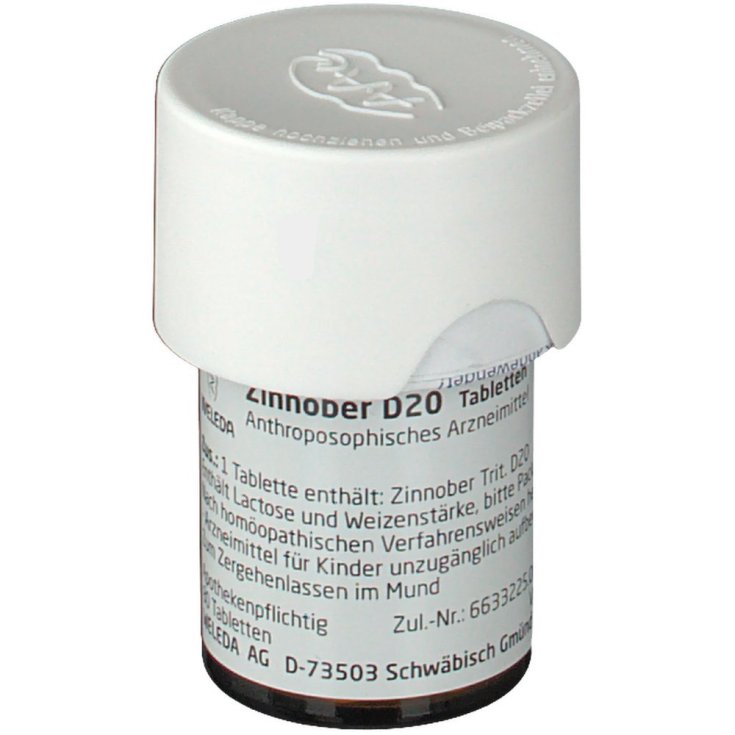Zinnober D20 Weleda 80 Comprimidos