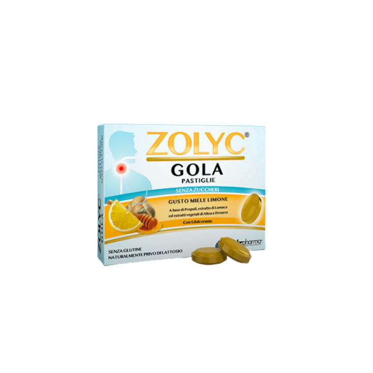 Zolyc Garganta Miel Limón Shedir Pharma 36 Comprimidos Sin Azúcar