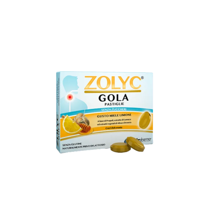 Zolyc Garganta Miel Limón Shedir Pharma 36 Comprimidos Sin Azúcar