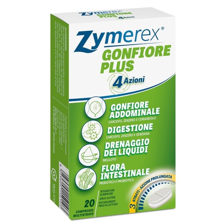 Zymerex® PLUS HINCHADORA 4 Acciones Wilco Farma 20 Comprimidos