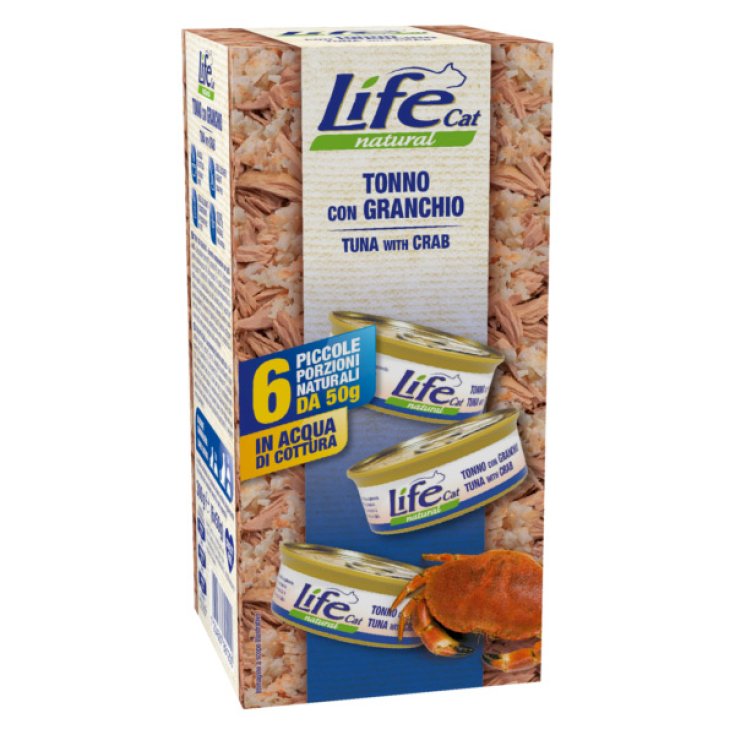 LIFE CAT CANGREJO ATÚN 6X50G