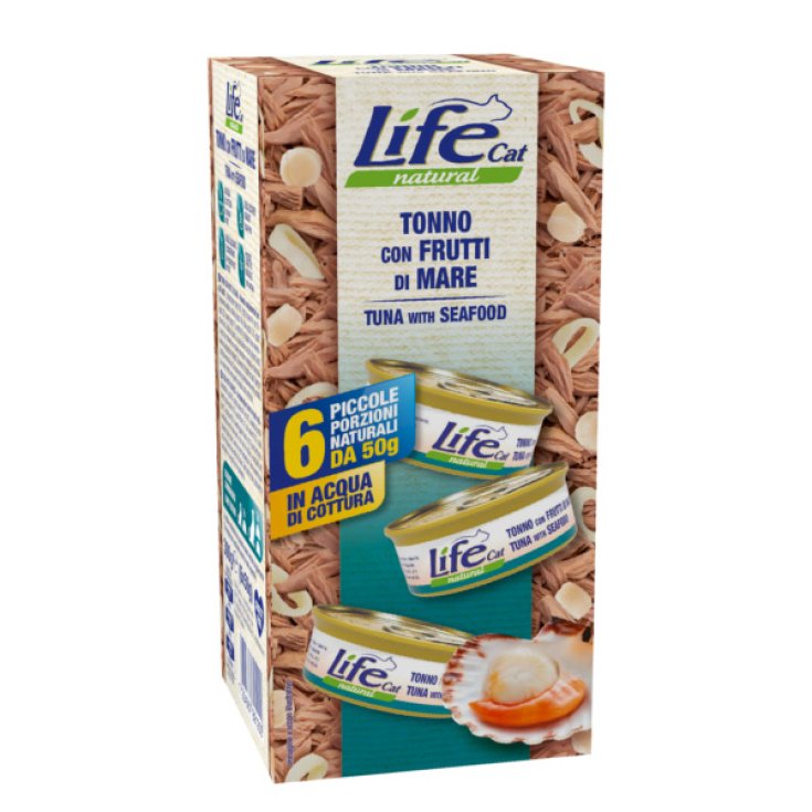 LIFE CAT ATUN MARISCOS 6X50G