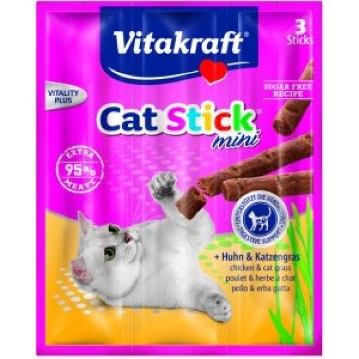 Mini Cat Stick Pollo y Hierba Gatera - 18GR