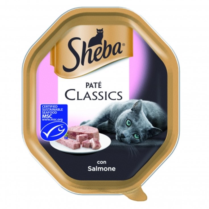 SHEBA PATE' SALMÓN CLÁSICO 85G