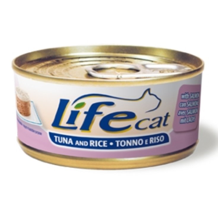 Life Cat Atún Natural, Arroz con Salmón