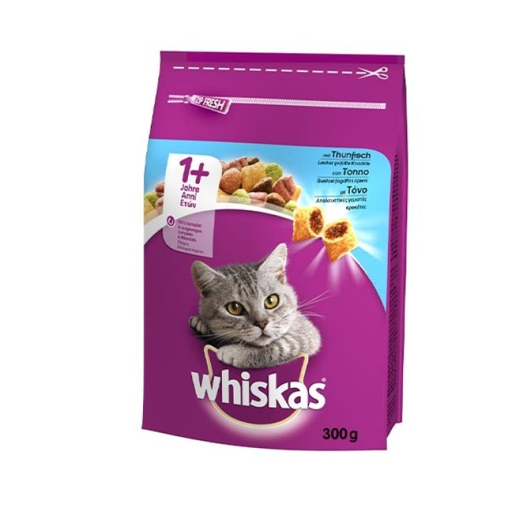 WHISKAS CROCC CON 1+ ATÚN 1.4KG