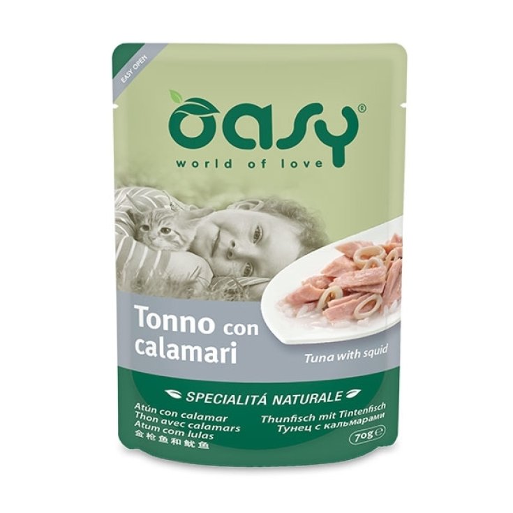 OASY ATÚN DE GATO HÚMEDO CON CALAM 70G