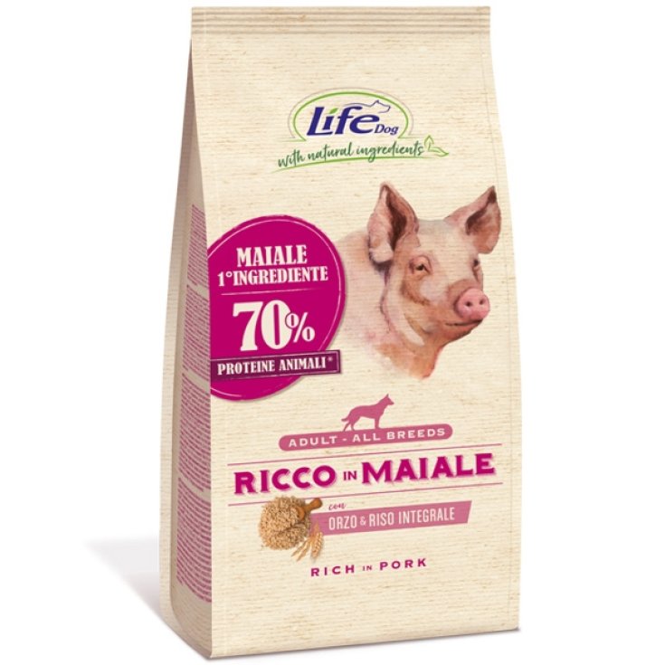 Life Dog Rico en Carne de Cerdo - 12KG