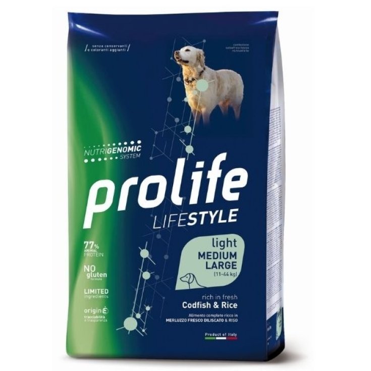 PROLIFE DOG LIFE L BACALAO 12KG