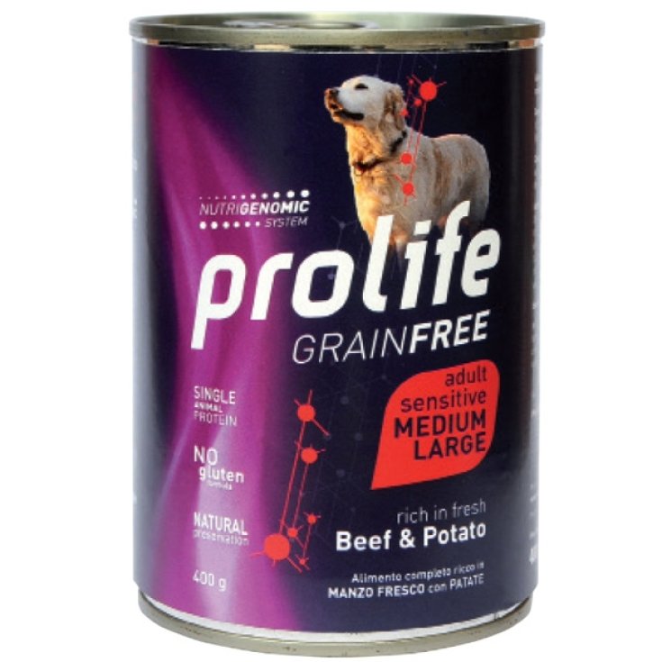 PROLIFE DOG GF AD CARNE&POT400G