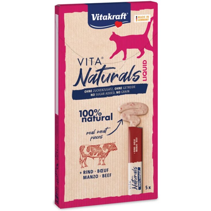 Vita Naturals Snack Líquido para Gatos Carne y P