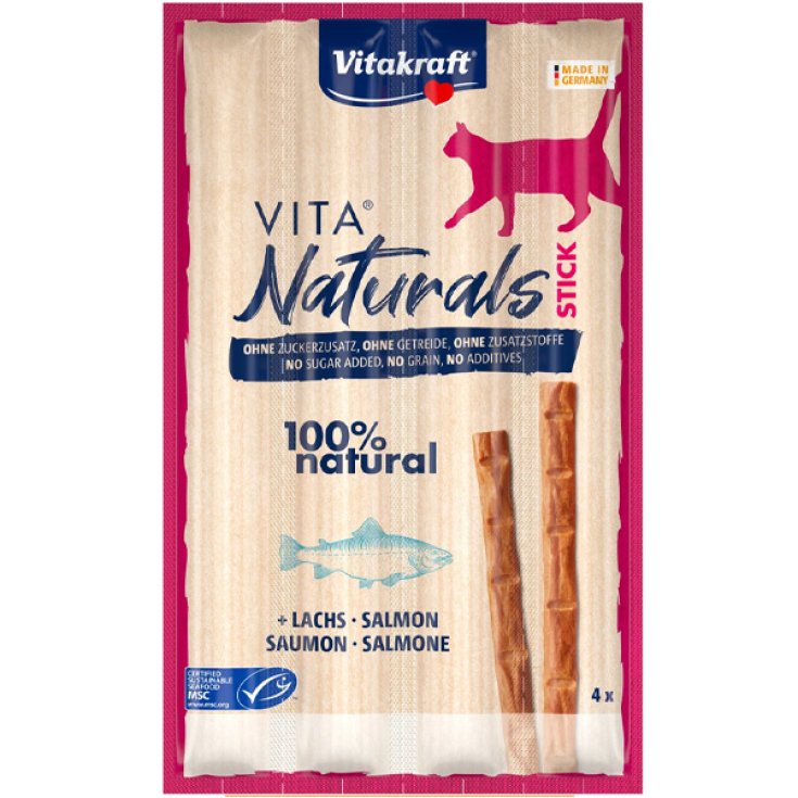 Vita Naturals Sticks para Gatos Salmón - Pack