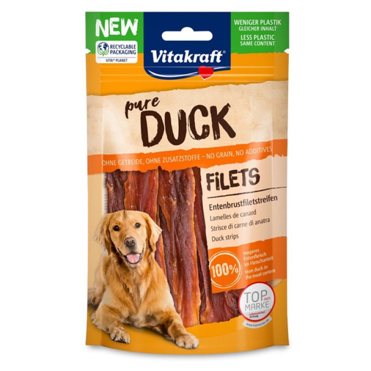 Snack para Perros Tiras Puras de Carne de Pato