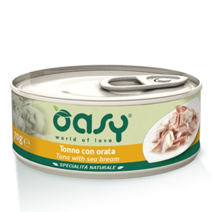 ATÚN DE GATO HÚMEDO OASY CON DORMIDA70G