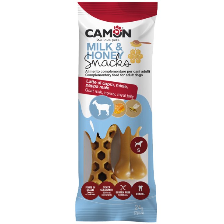 Snack para Perros Huesos de Leche y Miel - Mediano 30