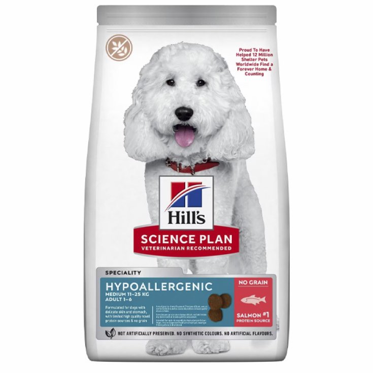 ADULTO CANINO HIPO SALMÓN MEDIANO 12 KG