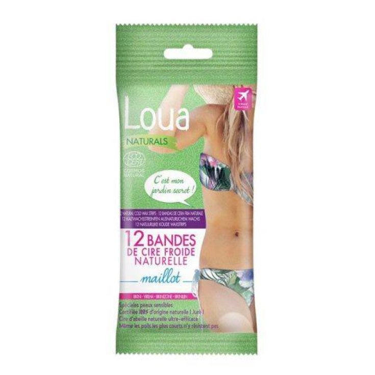 Tiras Depilatorias Naturals Ingle Loua 12 Piezas