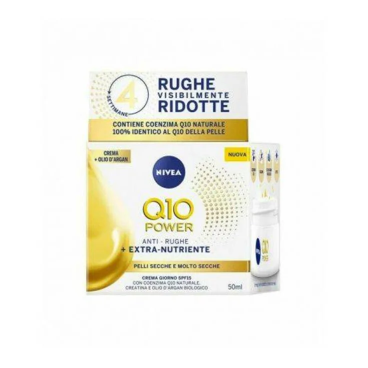 Q10 Power Antiarrugas Con Aceite De Argán NIVEA 50ml