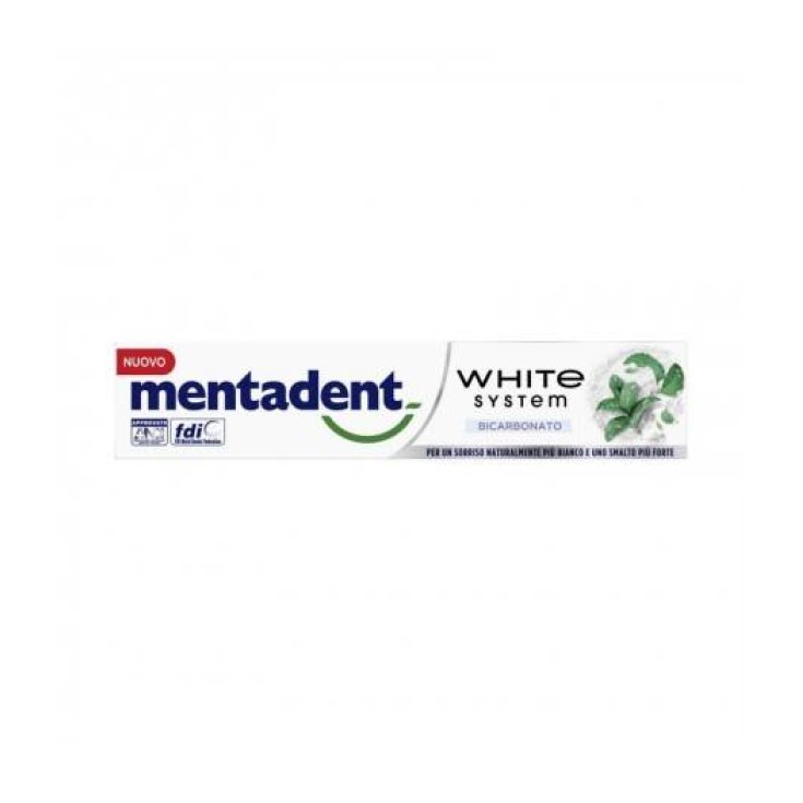 WHITE SYSTEM MENTADENT bicarbonato 75ml