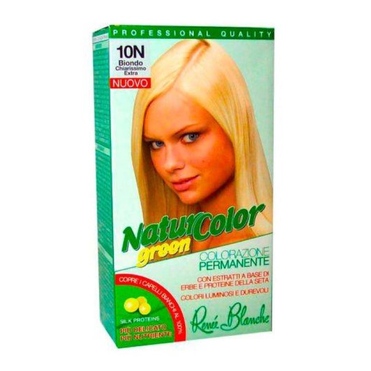 Natur Green Color 10N Rubio Muy Claro Renée Blanche 1 Kit