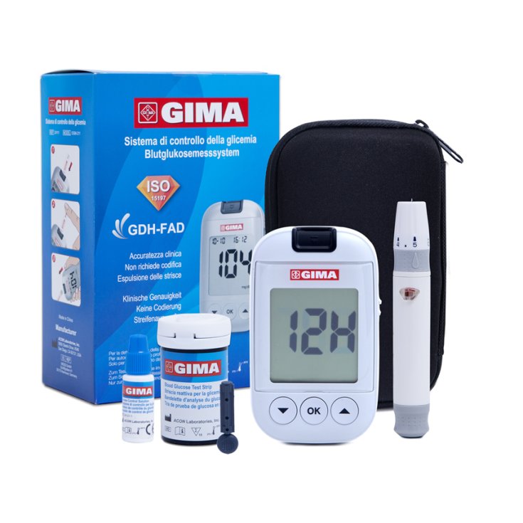 KIT MEDIDOR DE GLUCOSA GIMA ITA/GRE