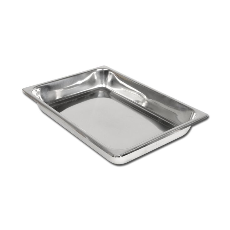 BANDEJA ACERO INOXIDABLE 355X254X50MM