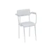 SILLA ACOLCHADA CON BRAZOS