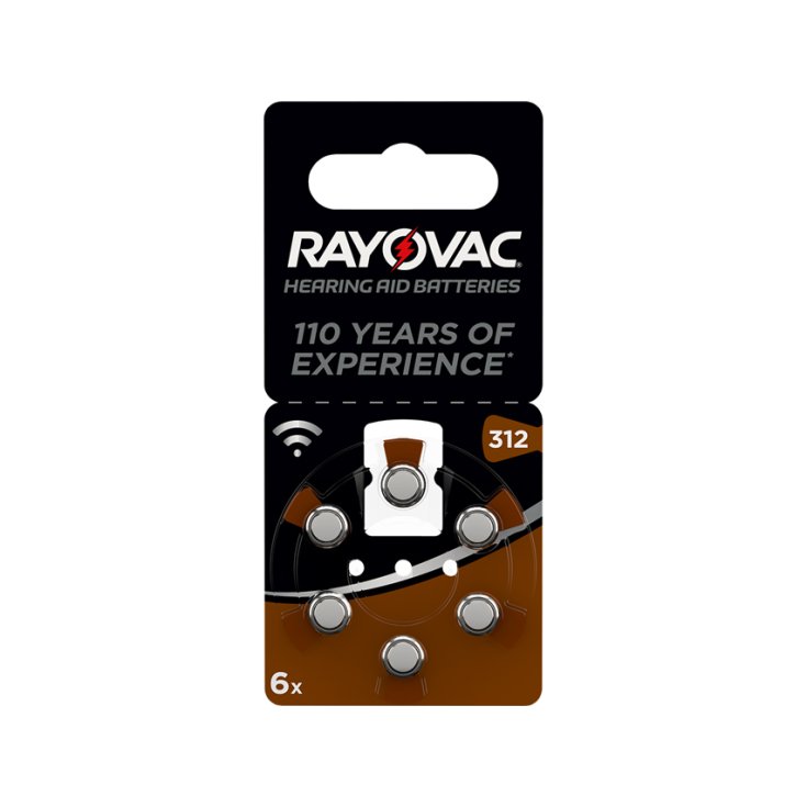 RAYOVAC 312 BATERÍAS ACÚSTICAS