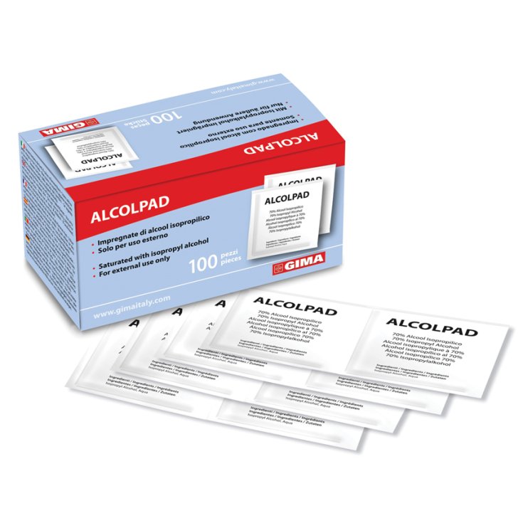 ALCOMED PADS ALCOHOL 100X100PA