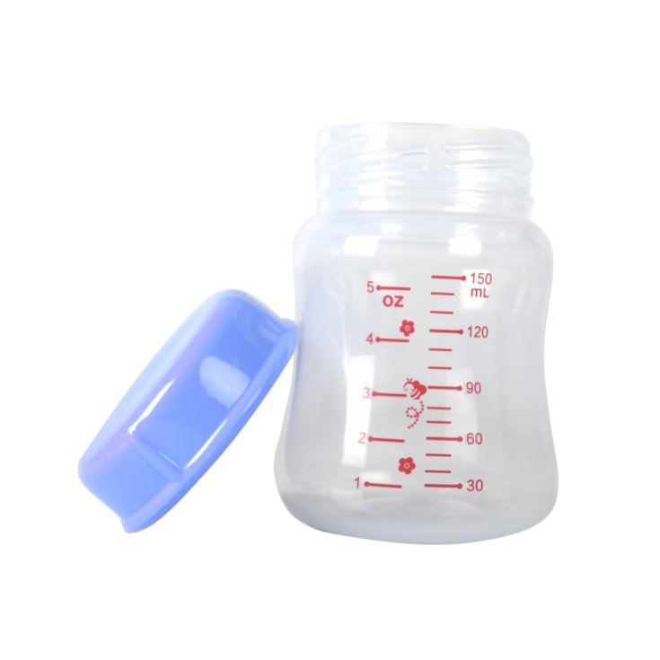 BOTELLA DE LECHE 150ML CON TAPA